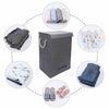 LARGE LAUNDRY BASKETS WASHING CLOTHES FOLDING STORAGE BASKET BIN HAMPER WITH LID