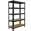 5 Tier Bays Metal Shelving Unit Storage Racking Shelves Garage Warehouse Shed UK