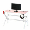 Computer PC Gaming Desk Laptop Racing Gamer Table Home Office w/ RGB LED Lights