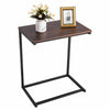 Sofa Side Table C-Shaped Industrial Coffee Snack Table Laptop Stand Over Bed End