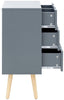 CHEST OF 4-DRAWERS BEDSIDE TABLE CABINET STORAGE NYBORG BEDROOM FURNITURE