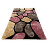 Modern Quality 3D Abstract Stepping Stones Pebble Tufted Pile Soft Thick Mat Rug