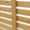 Garden Fence Screen Slatted Pine Wood Panel Screening Treated Privacy Fencing