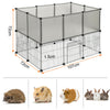 107x72x72cm Pet Fence Puppy Cat Rabbit Play Pen Wire Run Enclosures Indoor Home