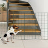 Foldable Dog Fence Barrier Indoor Outdoor Pet Fencing Play Pen Expanding Panel