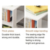 Bedside Chest Wooden Side Table Nightstand 2 Tiers Cabinet Bedroom Furniture Set