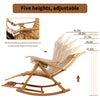 Natural Bamboo Outdoor Garden Decor Patio Deck Pool Chair Seat Sun Lounger Eco-f