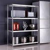 Stainless Steel Garage Kitchen Storage Shelf 4/5 Tier Commercial Shelving Rack