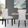 Set of 2 4 Dining Chair Faux Leather Padded Chair Kitchen Restaurant Dinner Seat