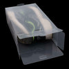 Heavy Duty Unisex Stackable Foldable Plastic Shoe Storage Boxes Organiser Clear