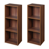 2, 3, 4 Tier Wooden Bookcase Shelving Display Shelves Storage Unit Wood Shelf