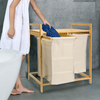 Large Laundry Basket Washing Clothes Storage Bathroom Hamper Bin Sorter Bamboo