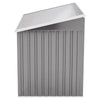 Galvanized Steel Wheelie Bin Store Garden Recycling Rubbish Bin Storage Shed