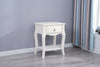 Style shabby Chic Wooden cream lamp Bedside Table Living Room Furniture