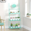 3 Tier Storage Rack Bookcase Display Plant Stand Shelf Metal Ladder Tray Shelves