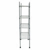 4 Tier Heavy Duty Steel Wire Rack Shelf Kitchen Storage Shelving Unit w/ Wheels
