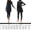 UK Full Cover Swimsuit Muslim Ladie Swimwear Modest Arab Burkini Islam Costumes