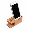 Wooden Charger Phone Stand Charging Dock for iWatch iPhone X XR XSM Apple Watch