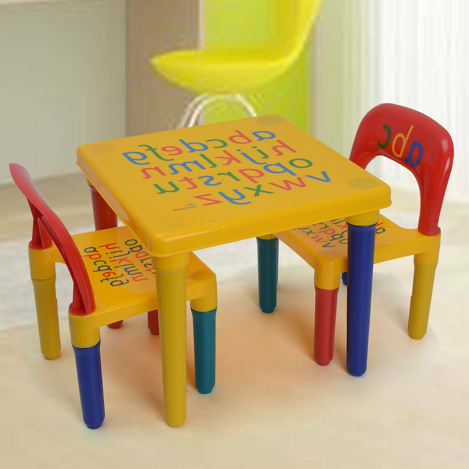 Alphabet table and chair best sale