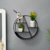 Floating Shelves Metal Wall Shelf Decorative Office Storage Hanging Display Rack