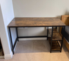 Vintage Writing Desk Office Computer Table Industrial Workstation Furniture