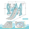 4 in 1 Slide and Swing Set for Kids Toddlers w/ Swing, Baby Slide, Hoop. Climber