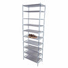 Shoe Rack 10 Tier Cabinet Storage Organiser Stand Shelf 30 Pairs Dustproof Grey