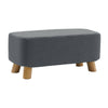 Solid Wood Legs Footstool Living Room Foot Rest Stool Pouffe Ottoman Chair Stool