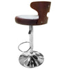 Bar Stools 2X Leather Swivel Bar Stools Gas Lift Rest Chairs Kitchen Breakfast