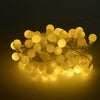 100 LED Globe Ball Outside Garden Lights String Fairy Decor Warm White 33ft