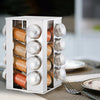 Kitchen Rotating Spice Rack 16 Jar Seasoning Herb Storage Holder Stainless Steel