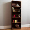 5 Tier XL Bookcase Display Shelving Storage Unit Stand Wooden Shelves