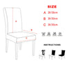 2/4/6PCS Dining Chair Seat Covers SlipCovers Removable Stretch Wedding Supplies