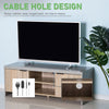 Modern TV Cabinet Stand Unit Wooden Media Storage Space Shelves W/ Doors Drawer
