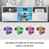 Modern LED TV Unit Cabinet TV Stand Large Storage High Gloss 16 Colors 130cm