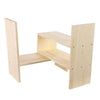 Multipurpose Desk Bookshelf Desktop Storage Organizer Display Shelf Rack Wooden