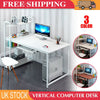 Home Wood Computer Desk PC Laptop Table Office Study Simple Workstation Shelves