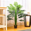 4FT Artificial Palm Tree Green Topiary Houseplant Potted Plant Bonsai Home Decor