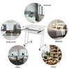 Home Office Computer Desk Study PC Writing Table Workstation Shelf Furniture UK