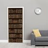 Wall Sticker Decal Vintage Bookshelf Library Stickers Standard Size 88 x 203 cm