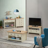 Lisbon Console Hallway Side Table 2 Drawers Shelf Desk Storage Furniture Cream