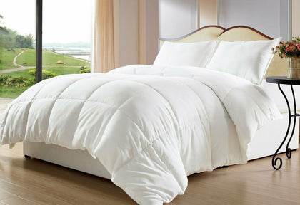 Goose Feather and Down Duvet Quilt Soft Microfibre Bedding All Sizes 13.5 Tog