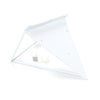 2PCS Durable Hairpin Industrial Wall Shelf Bracket Support Metal Prism Mount