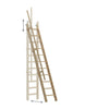 Wooden Staircase FOLDING Loft Space Saver Stairs Ladder 59cm width + Anti-Slip