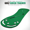 300cmx93cm Golf Practice Mat Putting Driving Range 3 Hole Indoor Training Ai