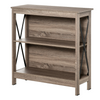 Small Rustic Bookcase Vintage Industrial Shelving Unit Storage Display Cabinet