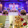 6 Tier Clear Cupcake Stand Muffin Holder Cardboard Cake Rack Princess Kids Party