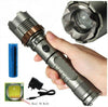 High Powered LED Tactical Torch Ultra Bright 990000lm Flashlight Rechargeable T6