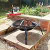 3 in 1 Outdoor Garden Large Firepit Metal Stove Brazier Patio Heater/BBQ/Ice Pit