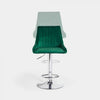 Bar Stool Green Velvet - Gas Lift - Breakfast Bar Stool Kitchen Furniture Home
